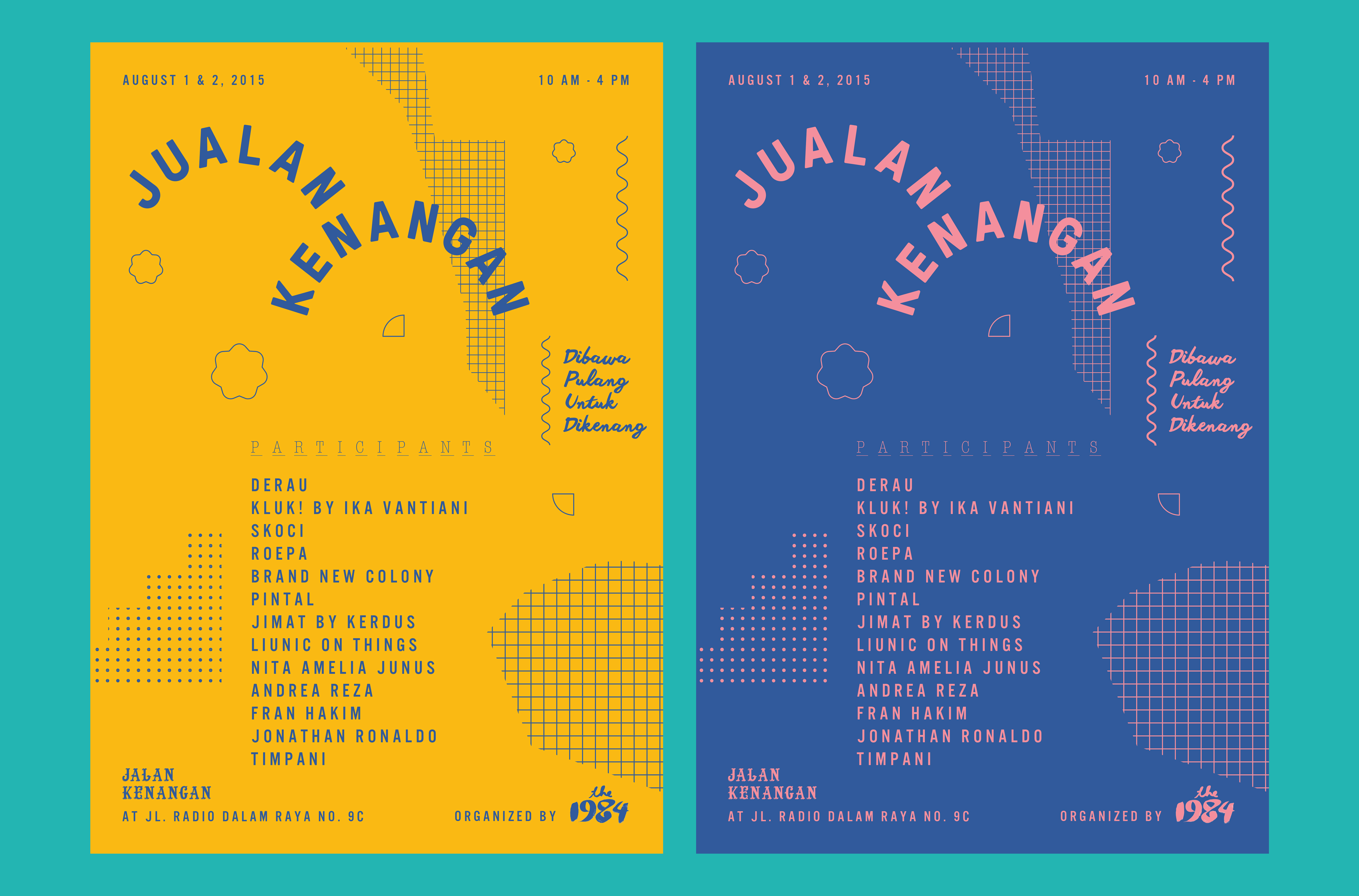 Jualan Kenangan Posters by The 1984 Jakarta