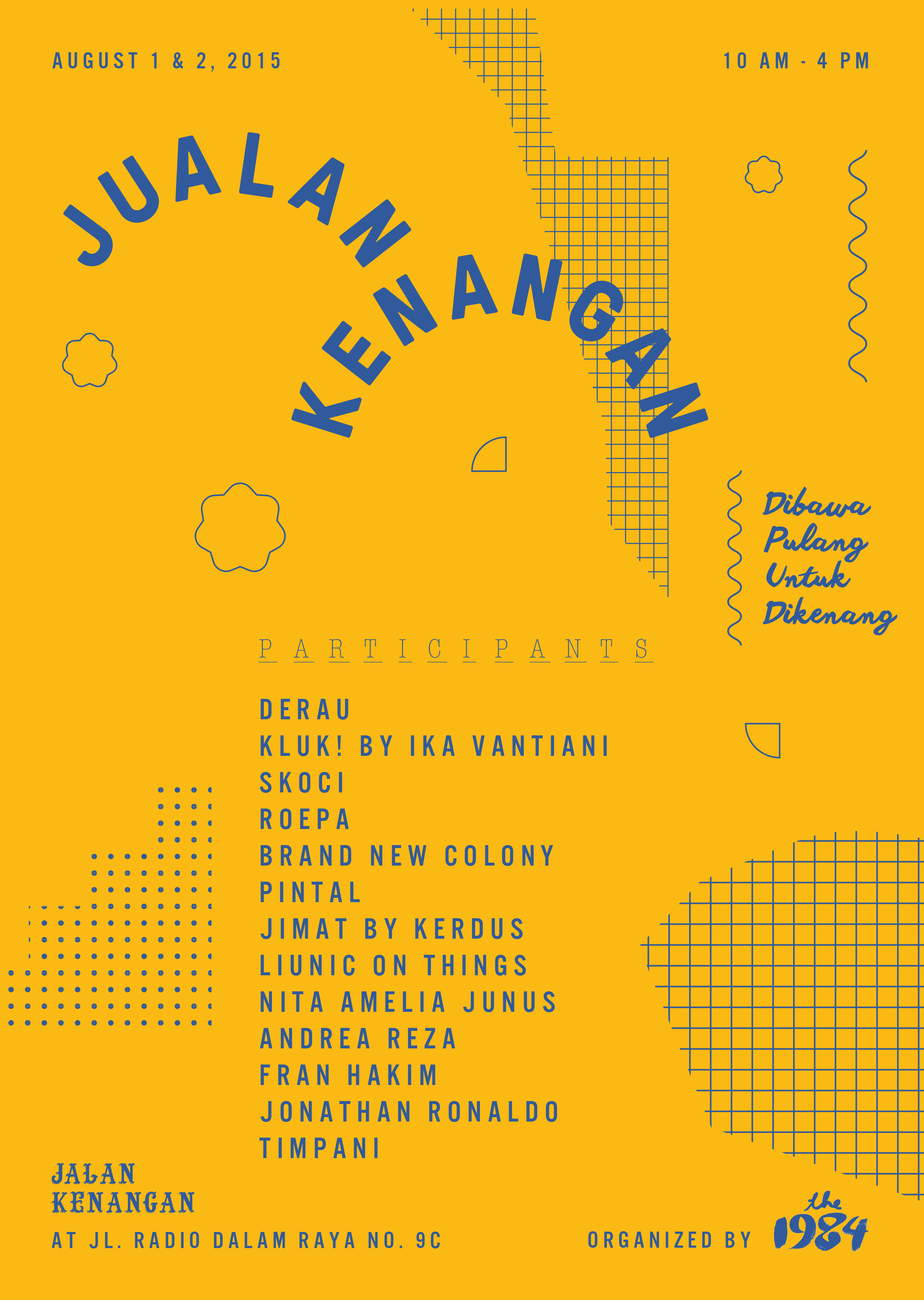 Jualan Kenangan Posters by The 1984 Jakarta
