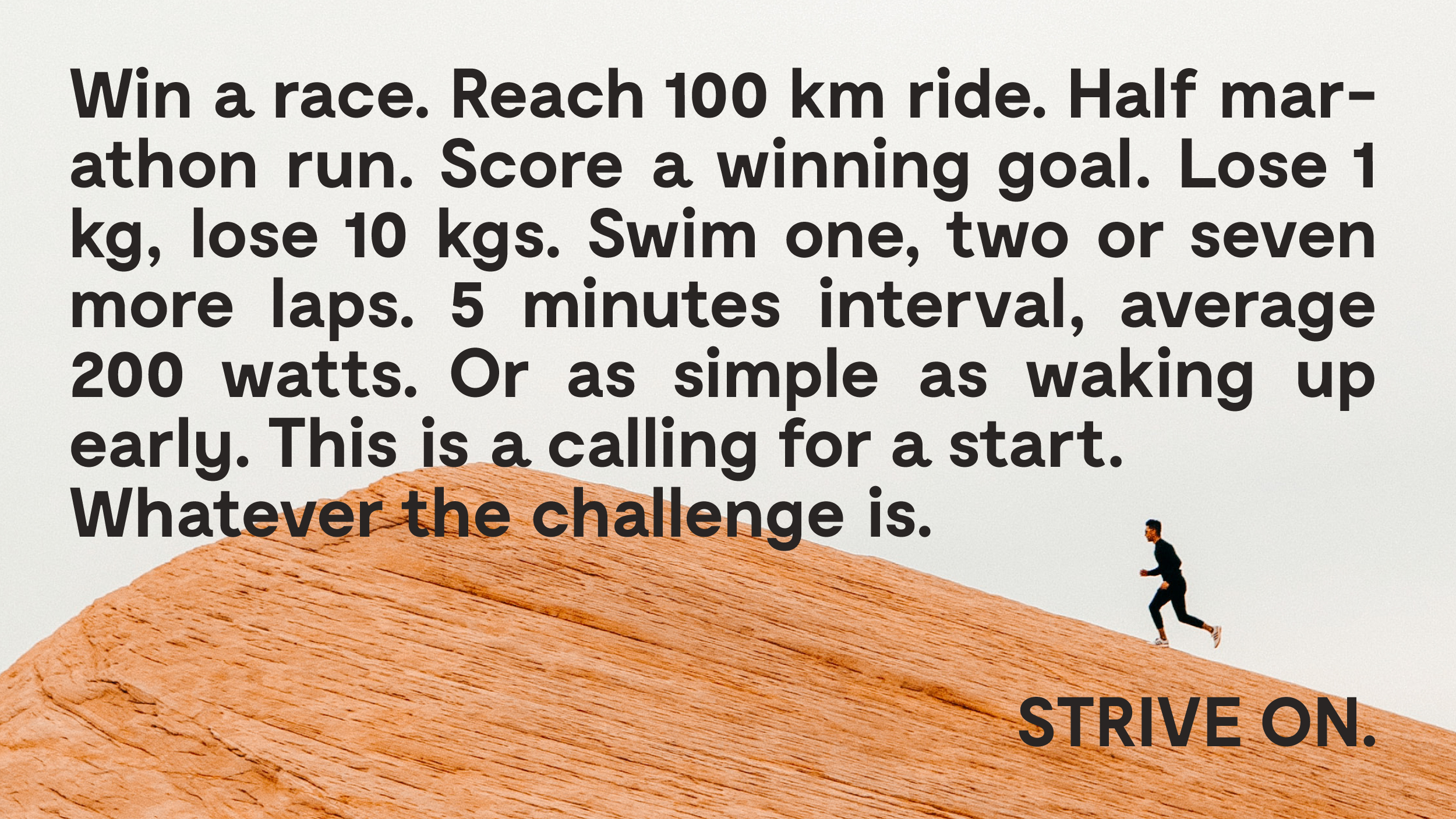 Strive On Campaign by The 1984 Jakarta